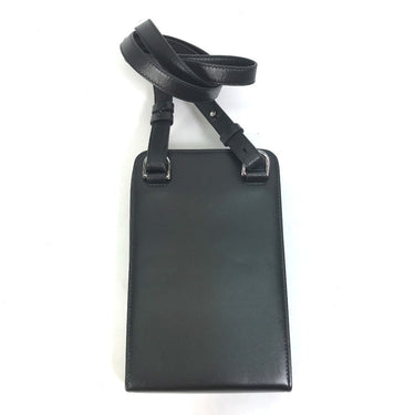 Christian Dior Shoulder Bag leather black pochette bag crossbody Phone case